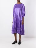 flared ruffle trim dress 