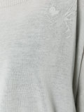 tonal bug print jumper