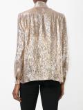 long sleeve lavaliere blouse