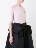 embellished knitted top