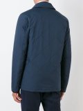 绗缝效果纽扣夹克