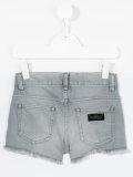 frayed denim shorts 