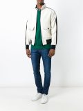 contrast stripe jacket 
