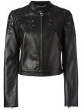 Baroque embroidered cropped jacket