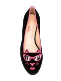 Pretty In Pink Kitty平底鞋