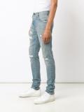 'Clash' distressed denim