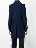 peaked lapel coat