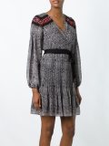 printed wrap dress 