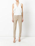turned hem chino trousers