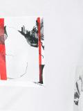 collage print T-shirt
