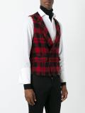 checked waistcoat