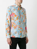 aquamarine print shirt