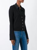 cropped v-neck cardigan