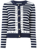 striped cardigan
