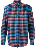 checked button-down shirt