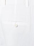 wide-legged cropped trousers