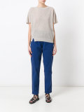 perforated knitted top