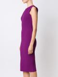 perforated bodycon dress