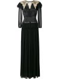embroidered long dress