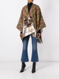 patterned cape 