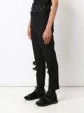 buckle strap trousers