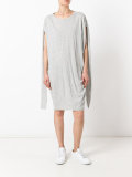 slit arms jersey dress