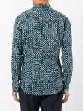 floral dots print shirt