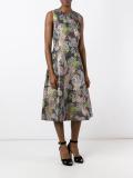 sleeveless jacquard dress 
