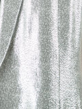 metallic open vest