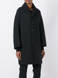 loose-fit mid coat