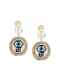 'Horus Bo' clip-on earrings