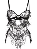 lace panel bodysuit 