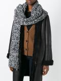 chunky knit scarf