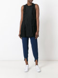 frilled pleat top