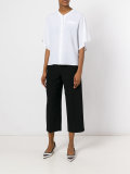 V-neck button blouse 