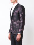 firework jacquard tuxedo blazer
