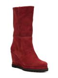 wedge mid-calf boots