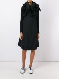 ruffle detail flared dress