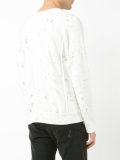 distressed sweatshirt