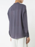 longsleeved v-neck shirt