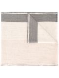 stripe detail scarf