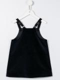 velvet pinafore dress