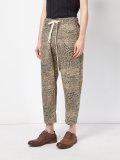 printed drawstring trousers 