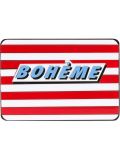 'Le Bohème'条纹手拿包