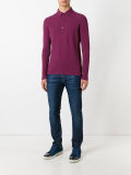 longsleeved polo shirt 