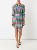chevron shirt dress