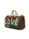 dripping love 'Speedy' monogram tote