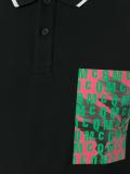 logo print polo shirt