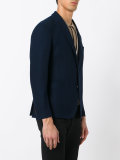 classic knit effect blazer