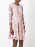 embroidered flared dress